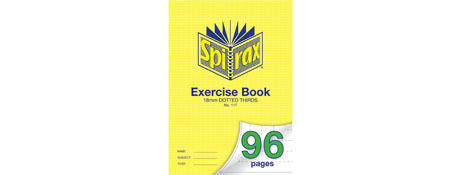 SPIRAX A4 96 PAGE RULED EXERCISE BOOK - LOCAL STOCK