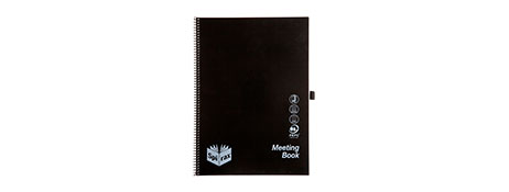 SPIRAX PROFESSIONAL A4 MEETING NOTEBOOK WITH TEMPLATES