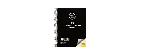 SPIRAX KODE A5 NOTEBOOK, 200 PAGES, TWIN WIRE BINDING