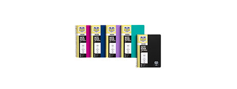 SPIRAX KODE A5 NOTEBOOKS - ASSORTED COLOURS, 200 PAGES