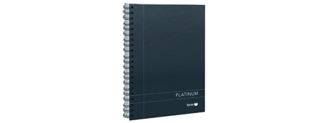 SPIRAX PLATINUM A5 NOTEBOOK 200 PAGES TWIN WIRE RULED