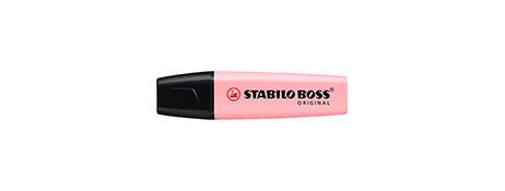 STABILO BOSS PASTEL HIGHLIGHTER - BLUSH PINK (2-5MM)