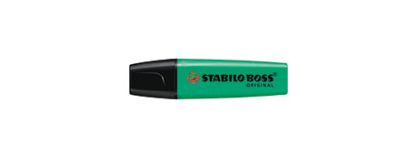 STABILO BOSS HIGHLIGHTER TURQUOISE CHISEL TIP PACK OF 10