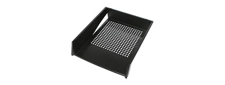 MARBIG STACKABLE ENVIRO DOCUMENT TRAYS - BLACK STORAGE