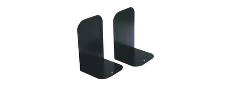 ESSELTE ELEMENTS STURDY METAL BOOKENDS FOR HOME & OFFICE