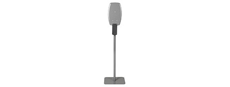 NORTHFORK DISPENSER STAND - SILVER METAL, UNIVERSAL FIT