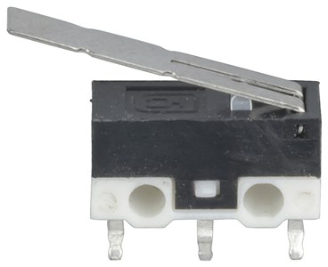 GENERIC/COMPONENT MANUFACTURER SUB-MINIATURE MICRO SWITCH WITH LEVER - 125V 3A SOLDER TAG