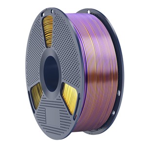 SUNLU SILK PLA+ TRI-COLOR BLACK GOLD PURPLE 1.75MM FILAMENT