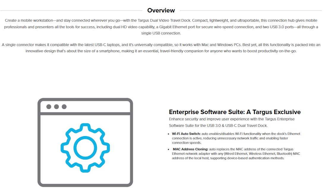 TARGUS 100W USB-C LAPTOP CHARGER FOR RELIABLE POWER