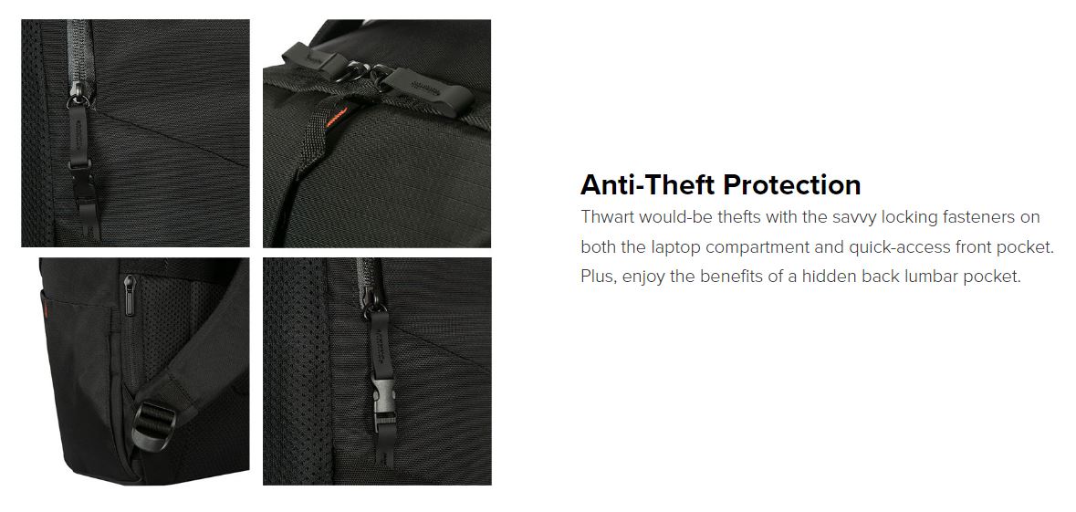 TARGUS 15.6" LAPTOP BACKPACK - DURABLE & SECURE TRAVEL BAG