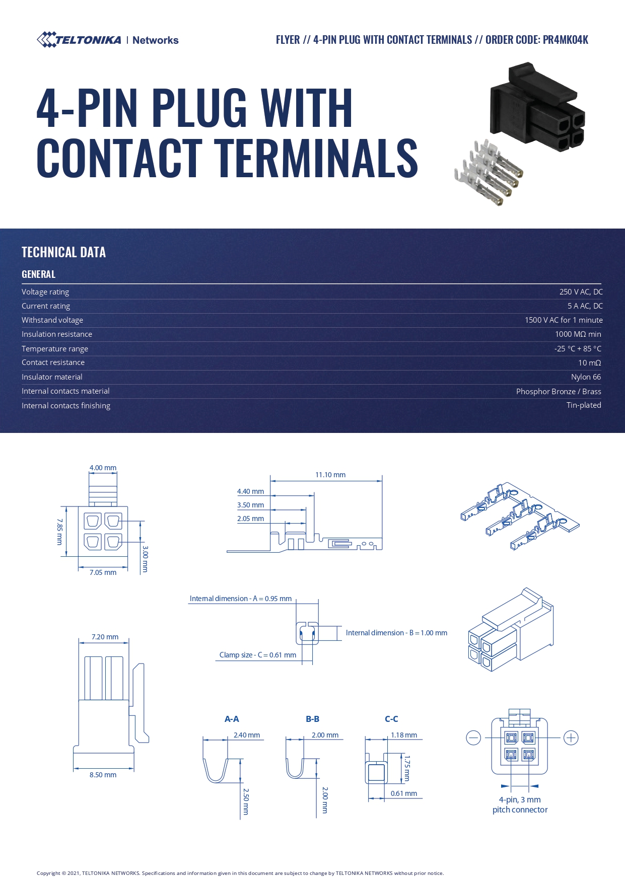 TELTONIKA PR4MK04K 4G LTE GPS TRACKER FOR RELIABLE FLEET MANAGEMENT