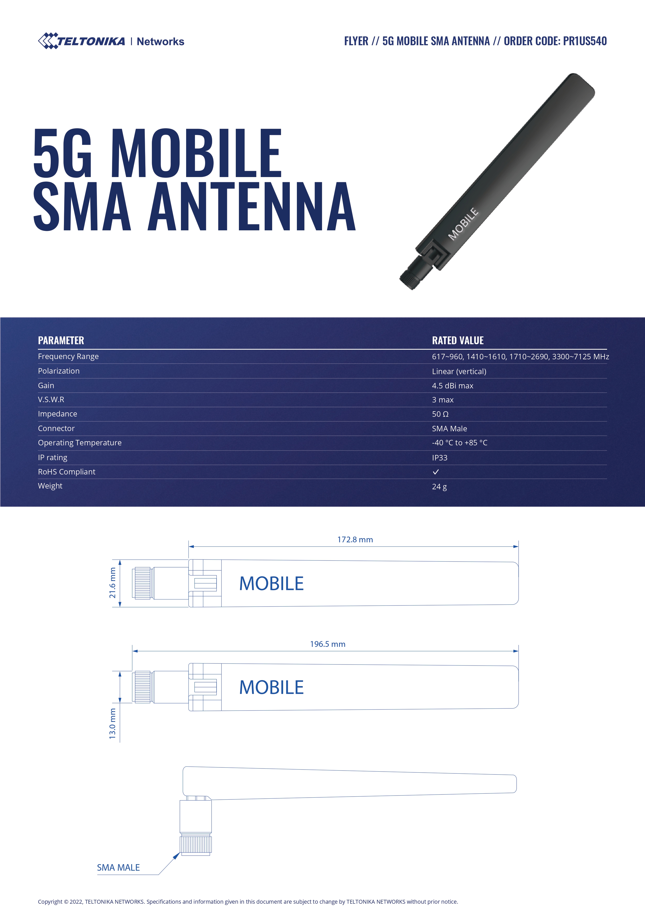 TELTONIKA INDUSTRIAL 4G/LTE MODEM ROUTER FOR RELIABLE CONNECTIVITY