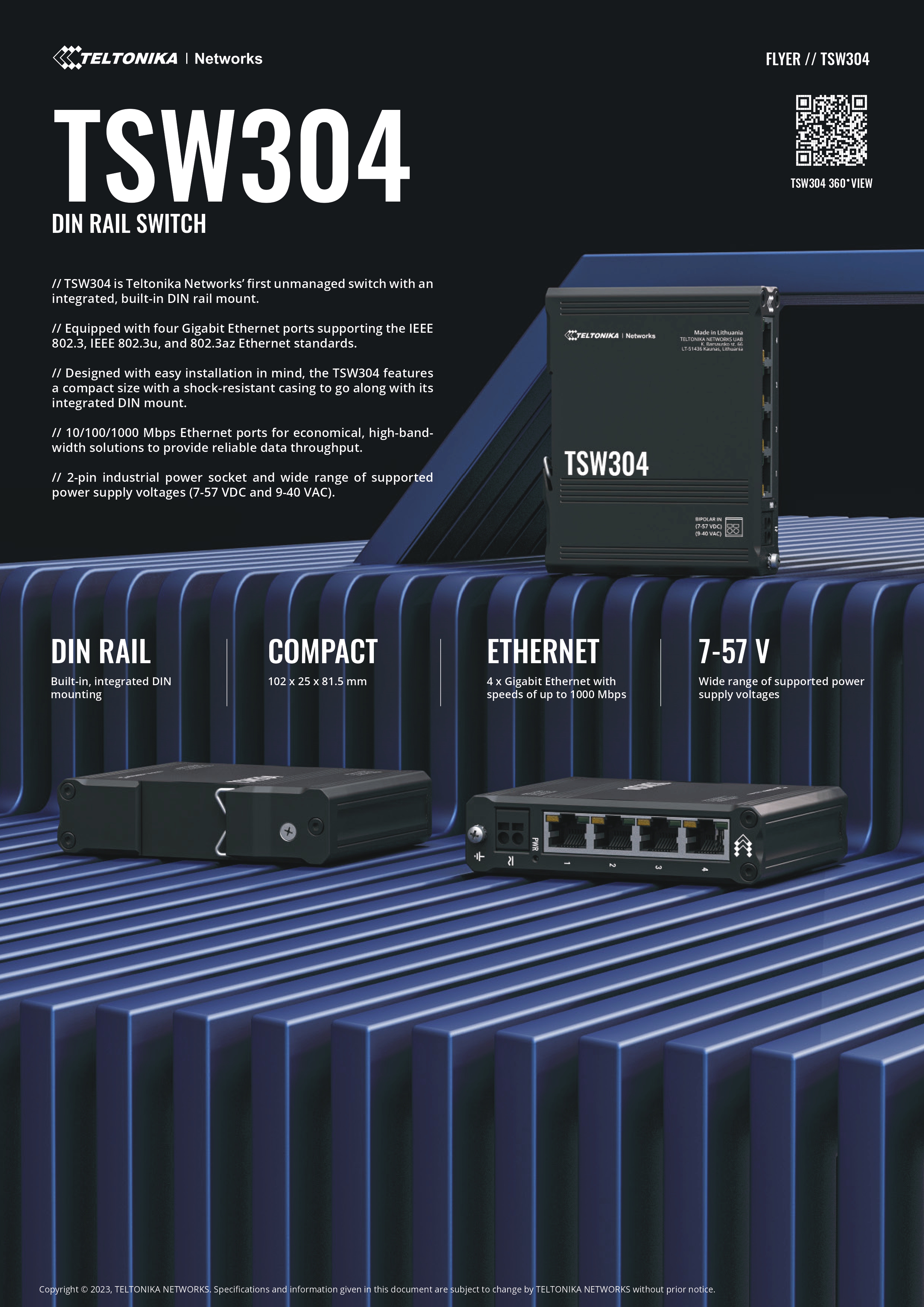 TELTONIKA TRB140 INDUSTRIAL 4G LTE ROUTER FOR RELIABLE CONNECTIVITY