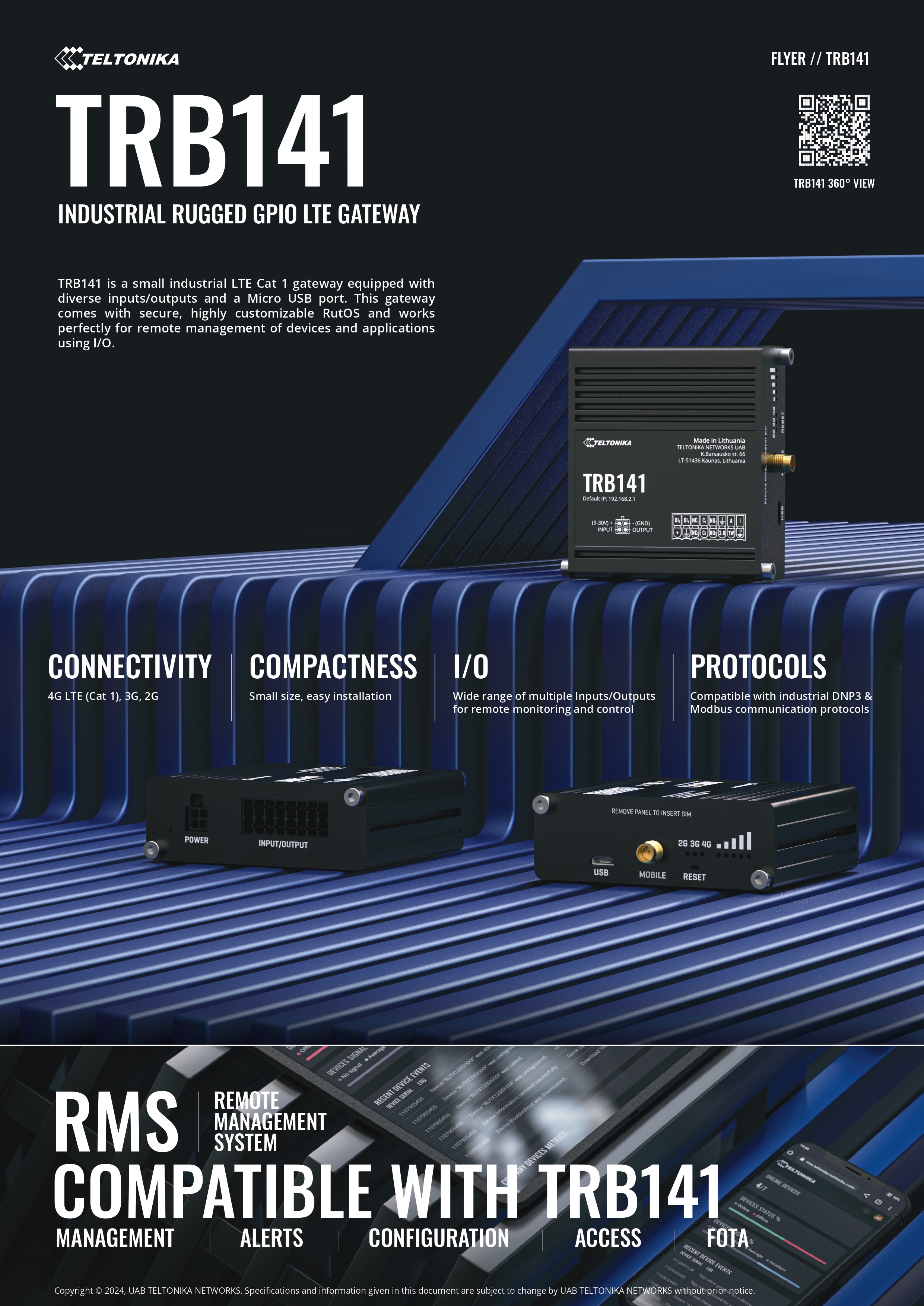 TELTONIKA TRB141 INDUSTRIAL IOT GATEWAY FOR GERALDTON