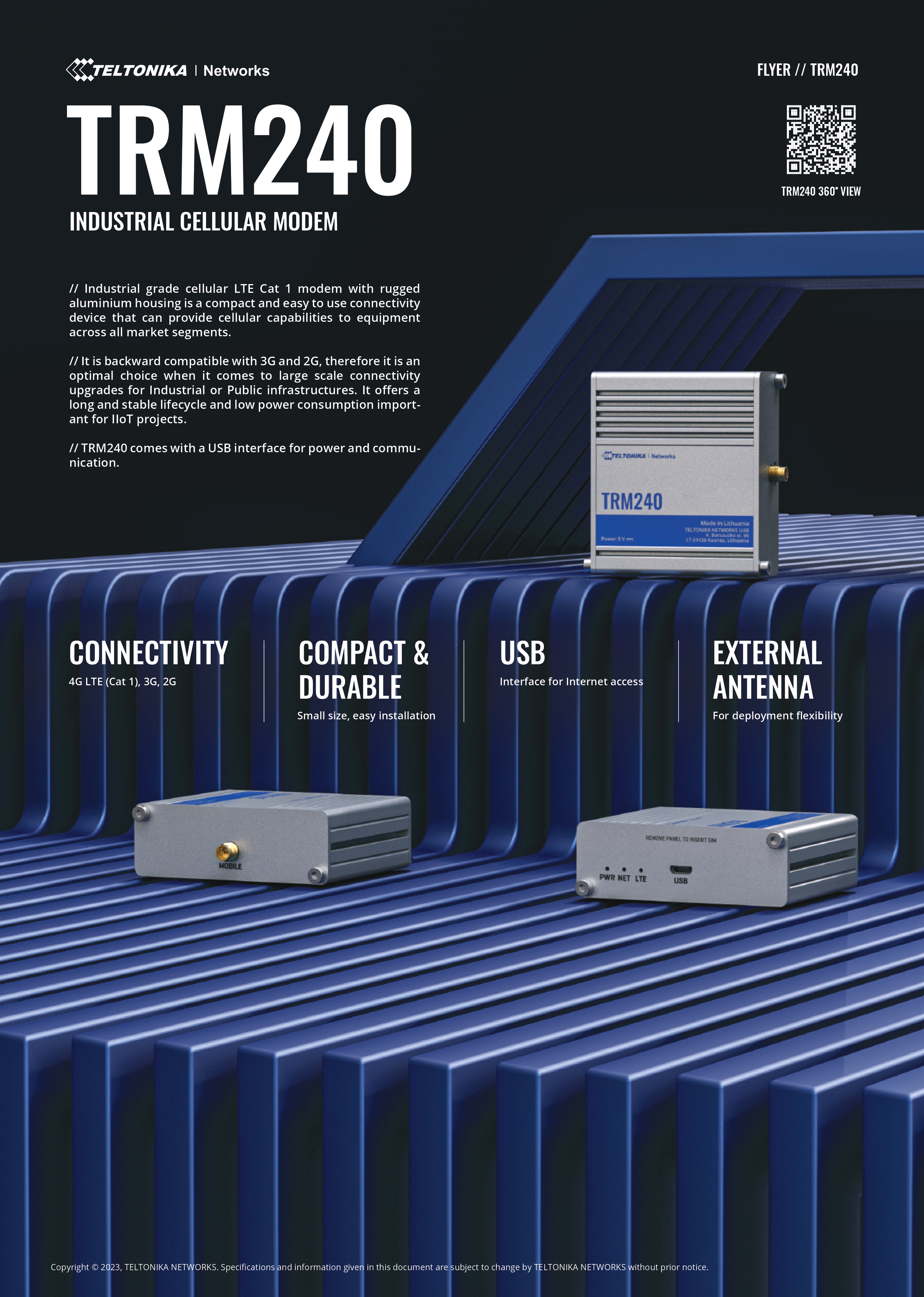 TELTONIKA TRM240 INDUSTRIAL IOT GATEWAY FOR RELIABLE CONNECTIVITY