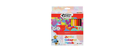 TEXTA JUMBO TRIANGULAR COLOUR PENCILS FOR BRILLIANT ART