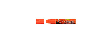 TEXTA LIQUID CHALK MARKER ORANGE - WET WIPE BLACKBOARD PEN
