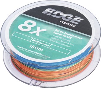 UNSPECIFIED MANUFACTURER PREMIUM 8X MULTI-COLOUR CASTING BRAID FOR SOFTBAITING