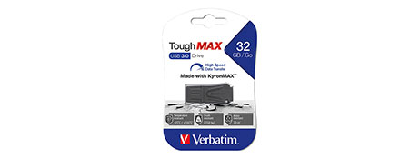 VERBATIM TOUGHMAX USB DRIVE - CRUSH & WATER RESISTANT DATA STORAGE