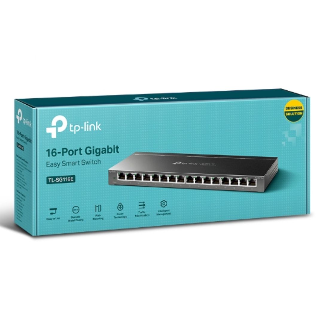 TP-LINK 16-PORT GIGABIT EASY SMART SWITCH FOR GERALDTON HOMES