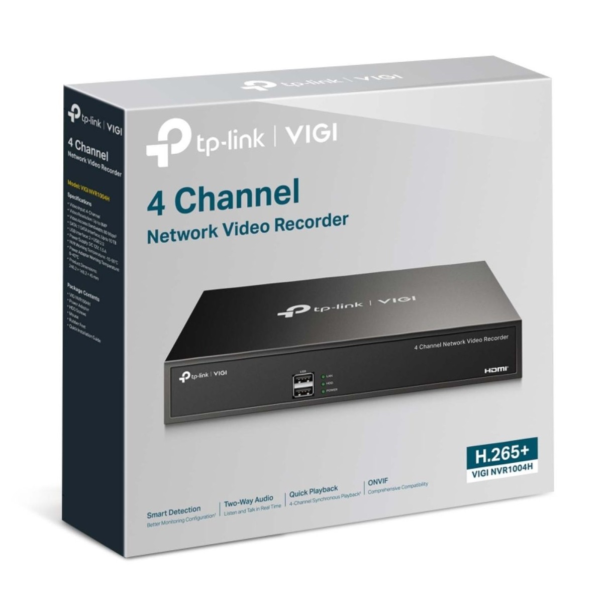 TP-LINK 4-CHANNEL 4K NVR FOR RELIABLE SECURITY