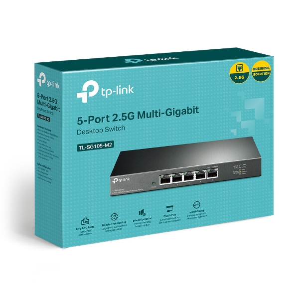 TP-LINK 5-PORT GIGABIT DESKTOP SWITCH FOR FAST NETWORKING