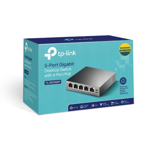 TP-LINK 5-PORT GIGABIT EASY SMART SWITCH WITH POE