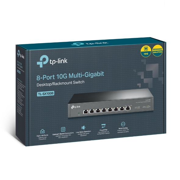 TP-LINK TL-SX1008 8-PORT 10G UNMANAGED SWITCH FOR FAST NETWORK