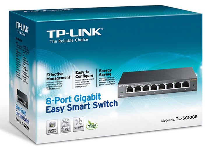 TP-LINK 8-PORT GIGABIT EASY SMART SWITCH FOR GERALDTON HOMES