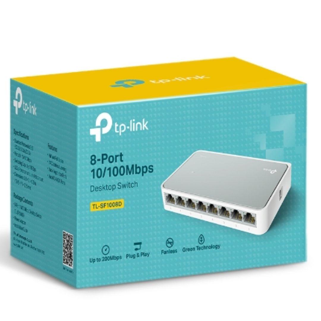 TP-LINK 8-PORT GIGABIT ETHERNET SWITCH TL-SF1008D
