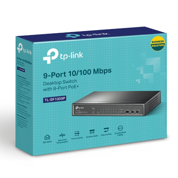TP-LINK 9-PORT GIGABIT POE SWITCH FOR GERALDTON BUSINESSES