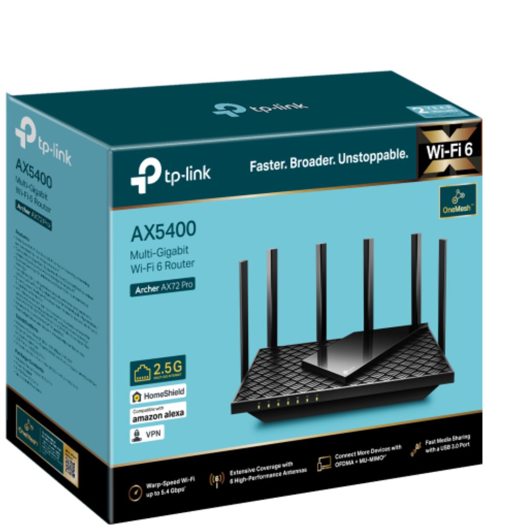 TP-LINK ARCHER AX72 PRO WI-FI 6 ROUTER FOR FAST GERALDTON HOMES
