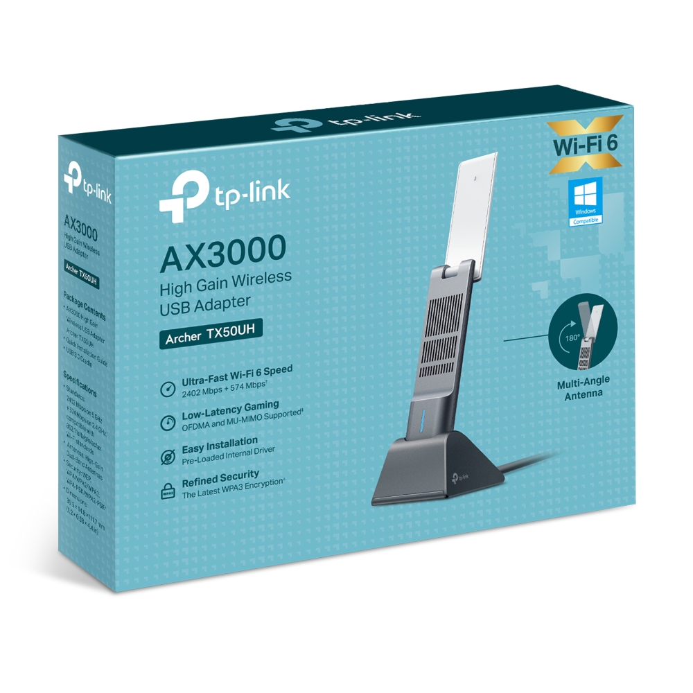 TP-LINK ARCHER TX50UH AX3000 USB WI-FI 6 ADAPTER