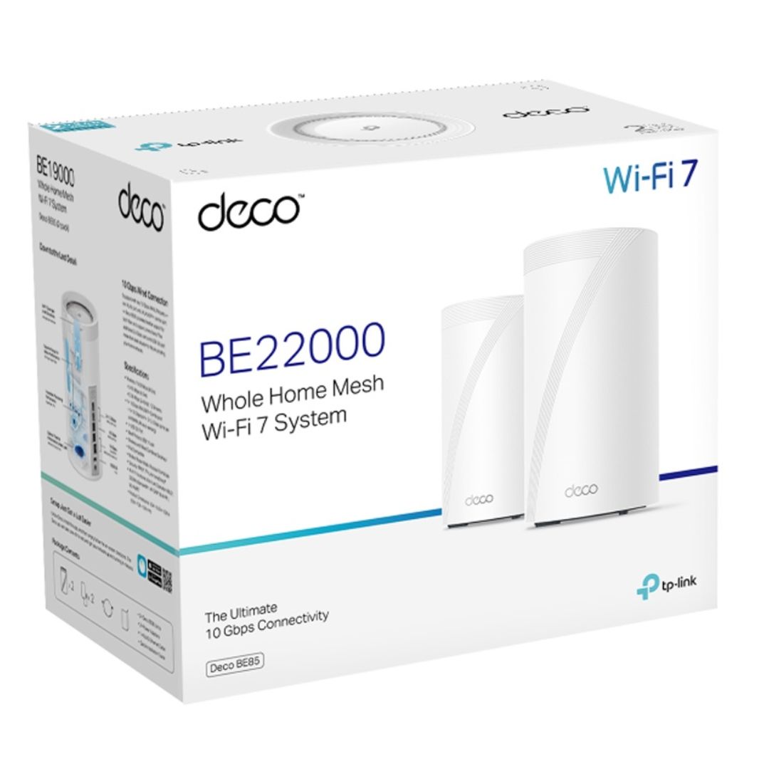 TP-LINK DECO BE85 WHOLE HOME MESH WI-FI 7 (2-PACK)