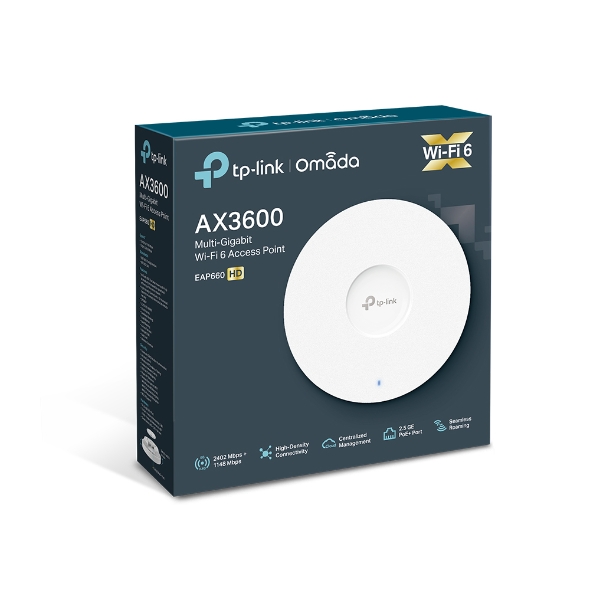 TP-LINK EAP660 HD WI-FI 6 ACCESS POINT FOR FAST COVERAGE