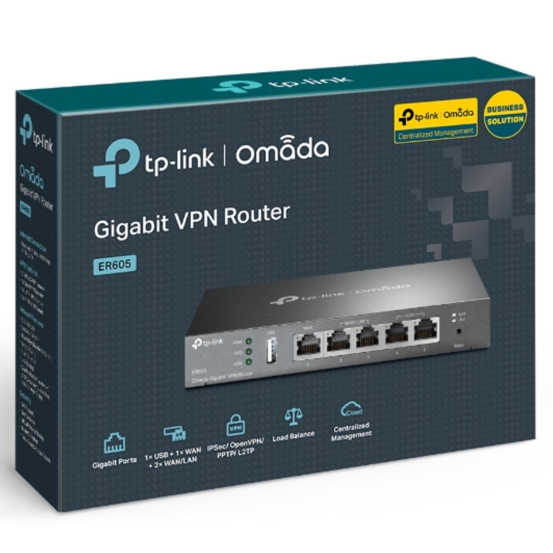 TP-LINK ER605 OMADA VPN ROUTER FOR SECURE GERALDTON BUSINESS NETWORKS