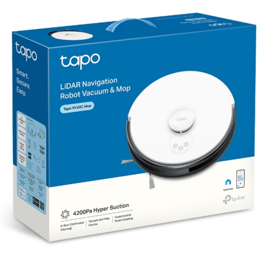 TP-LINK TAPO RV30C ROBOT VACUUM MOP FOR EASY CLEANING