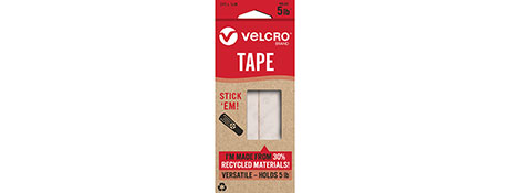 VELCRO BRAND WHITE STICKY BACK FASTENERS FOR HOME & OFFICE
