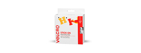 VELCRO® BRAND HOOK DOTS ROLL - STRONG SELF-ADHESIVE FASTENERS