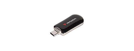 VERBATIM 128GB USB-C FLASH DRIVE - FAST DATA TRANSFER
