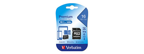 VERBATIM PREMIUM MICROSDHC CARD FOR PHONES & TABLETS