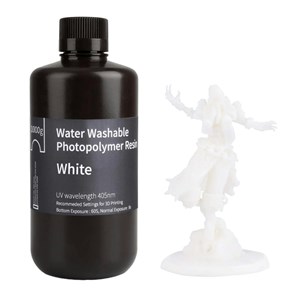 UNKNOWN (PLACEHOLDER) WATER WASHABLE RESIN 1.0 WHITE 1KG FOR 3D PRINTING