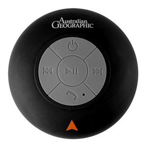 AUSTRALIAN GEOGRAPHIC WATERPROOF BLUETOOTH SHOWER SPEAKER