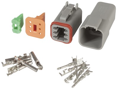 GENERIC/UNSPECIFIED MANUFACTURER 6-WAY WEATHERPROOF DEUTSCH CONNECTOR SET FOR RELIABLE WIRING