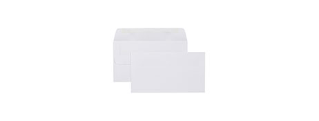 GENERIC/SUPPLIER BRAND WHITE SELF-SEAL CORRESPONDENCE ENVELOPES 11B (90X145MM)