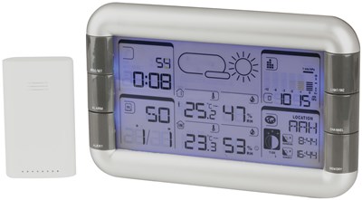 WIRELESS WEATHER STATION WITH OUTDOOR SENSOR FOR HOME