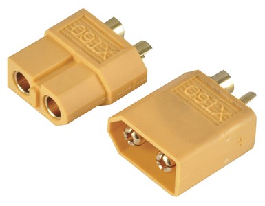 UNSPECIFIED MANUFACTURER (GENERIC HIGH-QUALITY COMPONENT) XT60 2 WAY BULLET CONNECTORS FOR HIGH CURRENT POWER