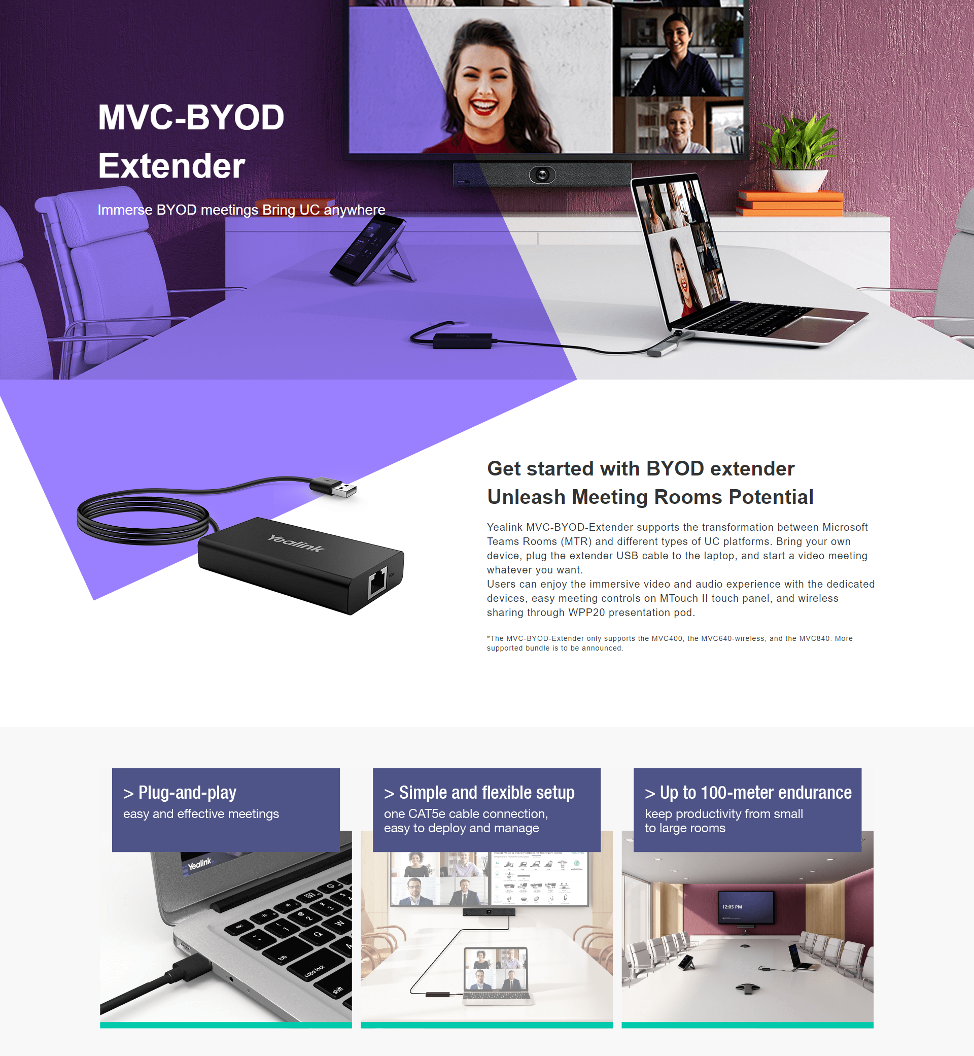 YEALINK DECT EXTENSION HANDSET FOR CORDLESS COMMUNICATION