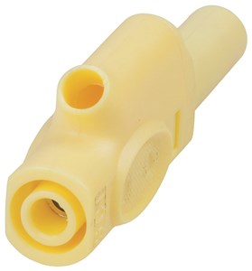 UNSPECIFIED MANUFACTURER YELLOW 4MM INSULATED BANANA PLUGS FOR TEST EQUIPMENT