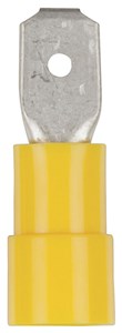 GENERIC ELECTRICAL COMPONENTS 8 PACK YELLOW MALE SPADE CONNECTORS FOR RELIABLE WIRING